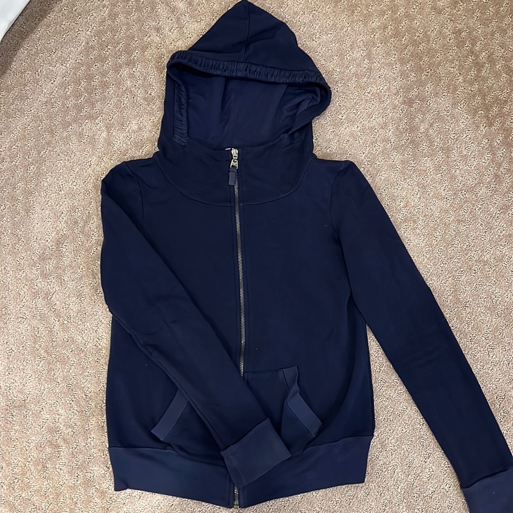 Splendid Navy Zip Up